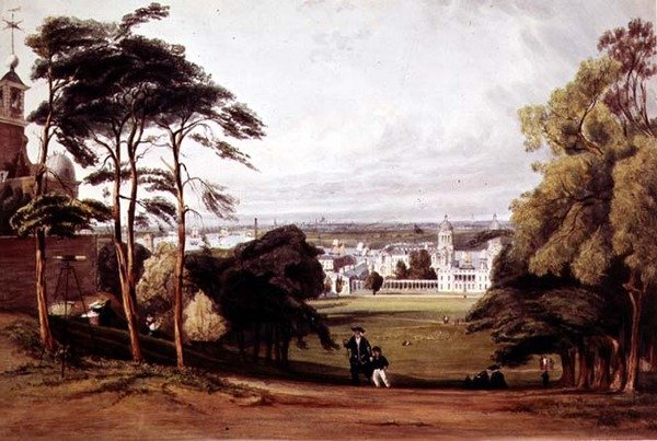 London fra Greenwich, 1842 af Thomas Shotter Boys