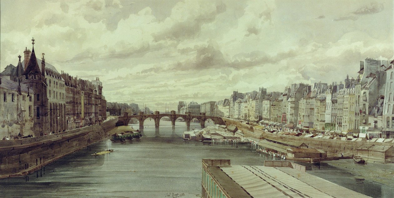 Pont Neuf, Paris af Thomas Shotter Boys