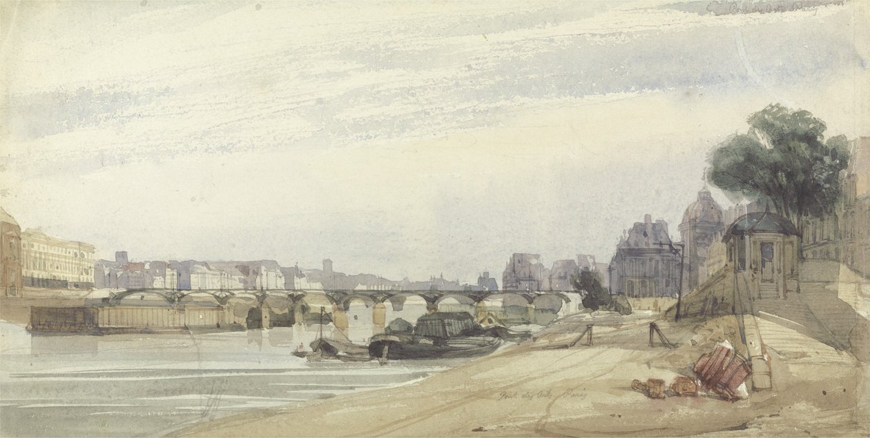 Pont des Arts, Paris af Thomas Shotter Boys