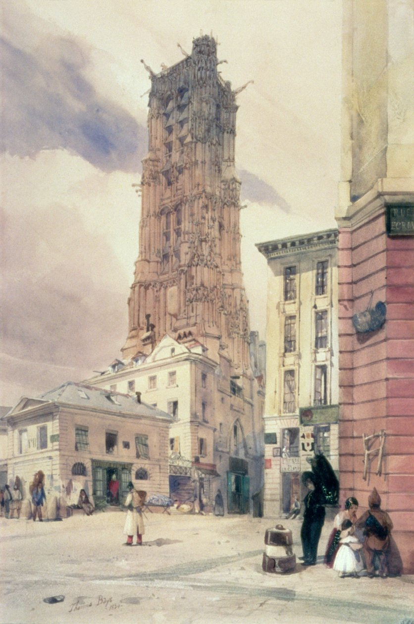 St. Jacques-tårnet, Paris af Thomas Shotter Boys