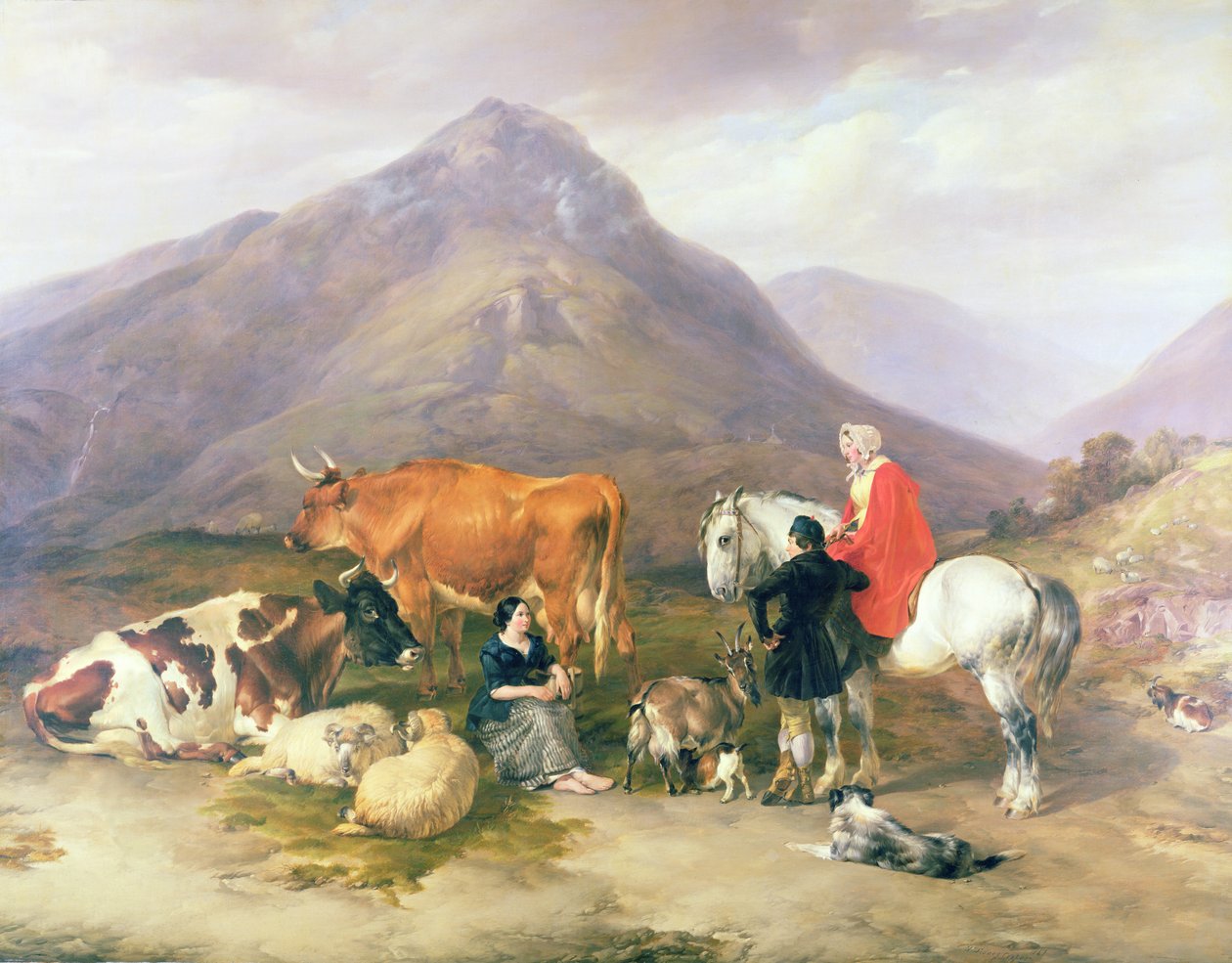 Blandt bjergene i Cumberland af Thomas Sidney Cooper