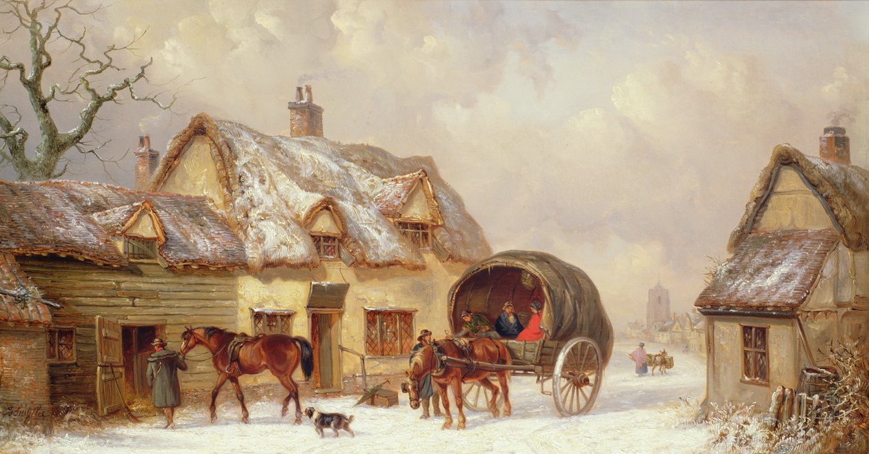 Vinterscene af Thomas Smythe