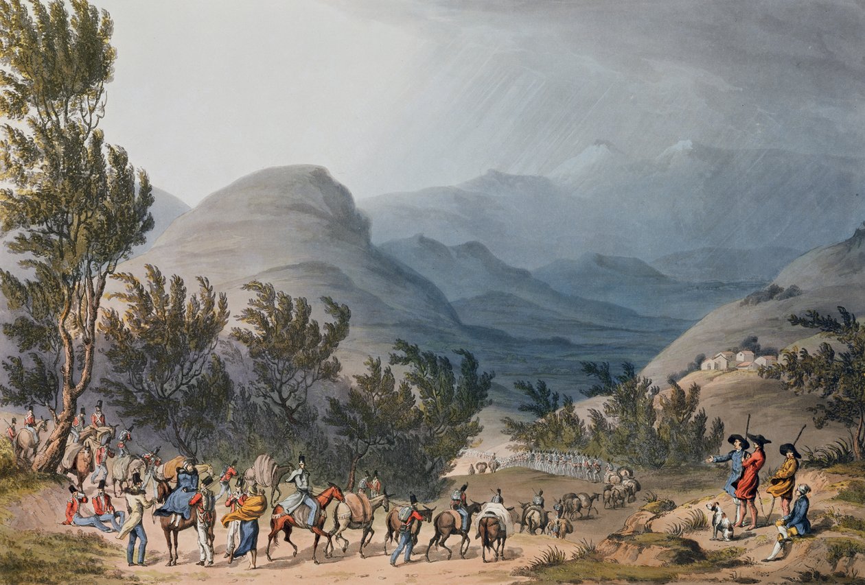 Serra de Estrella eller De Neve, graveret af C. Turner, 16. maj 1811 af Thomas Staunton St. Clair
