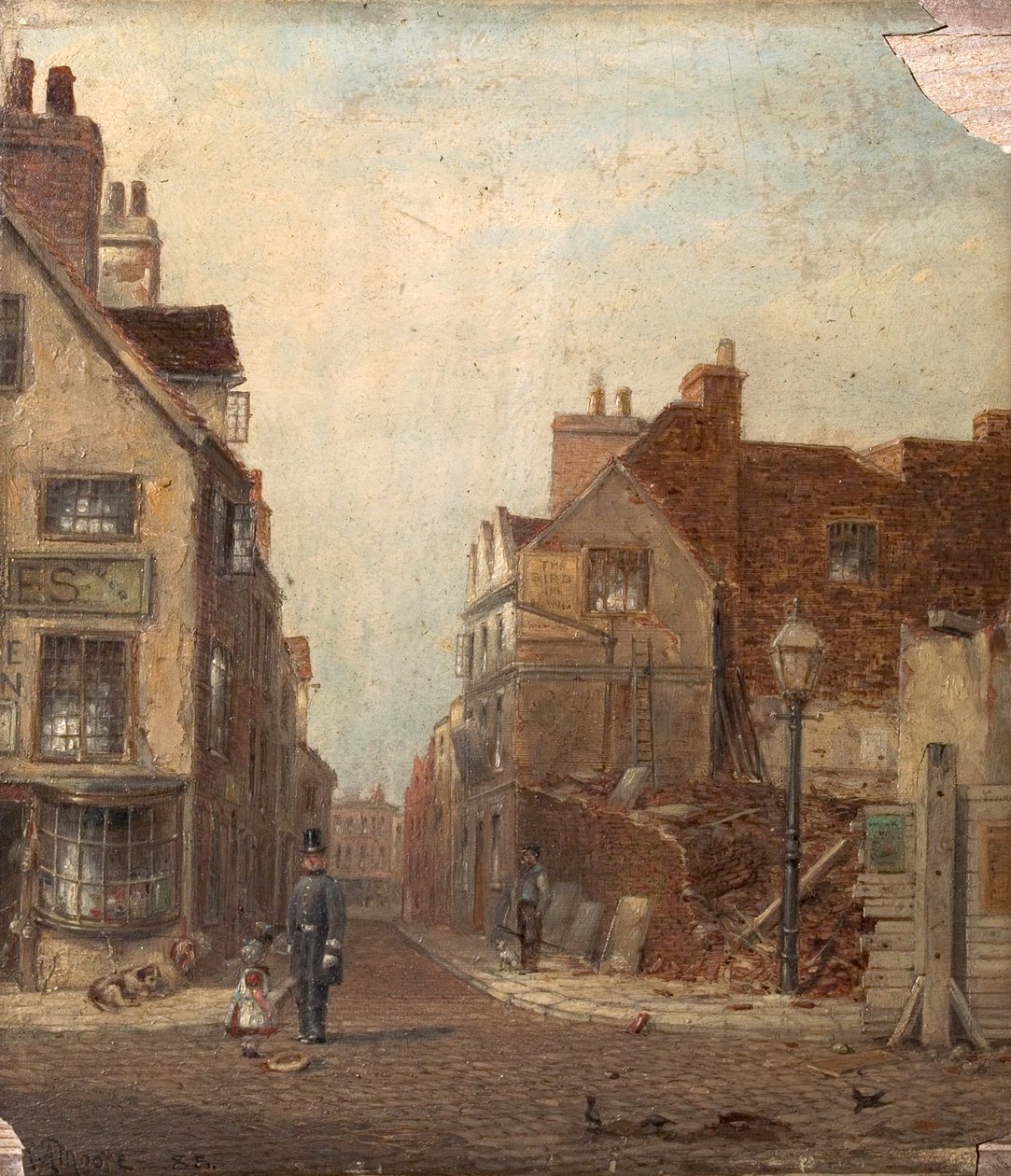 Sheep Lane, Nottingham, ca. 1885 af Thomas Sturge Moore