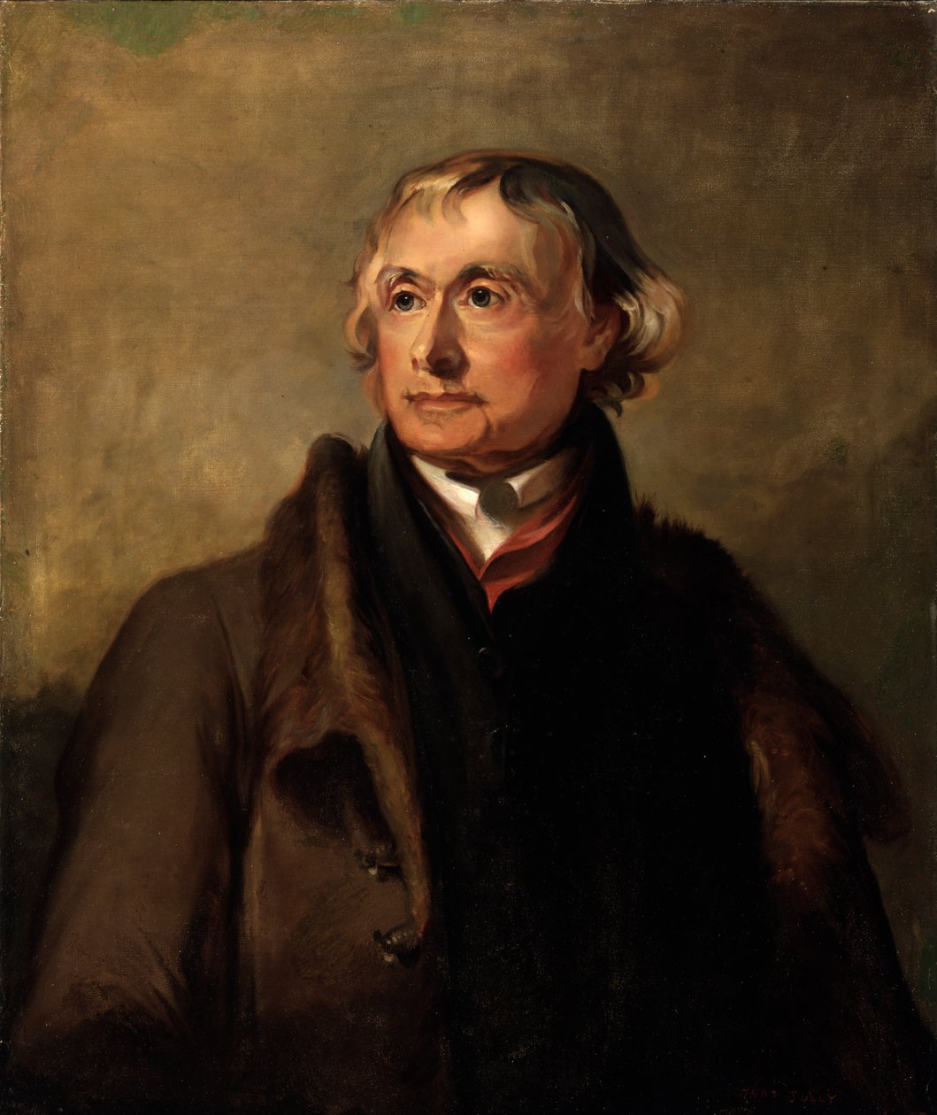 Portræt af Thomas Jefferson, ca. 1860 af Thomas Sully