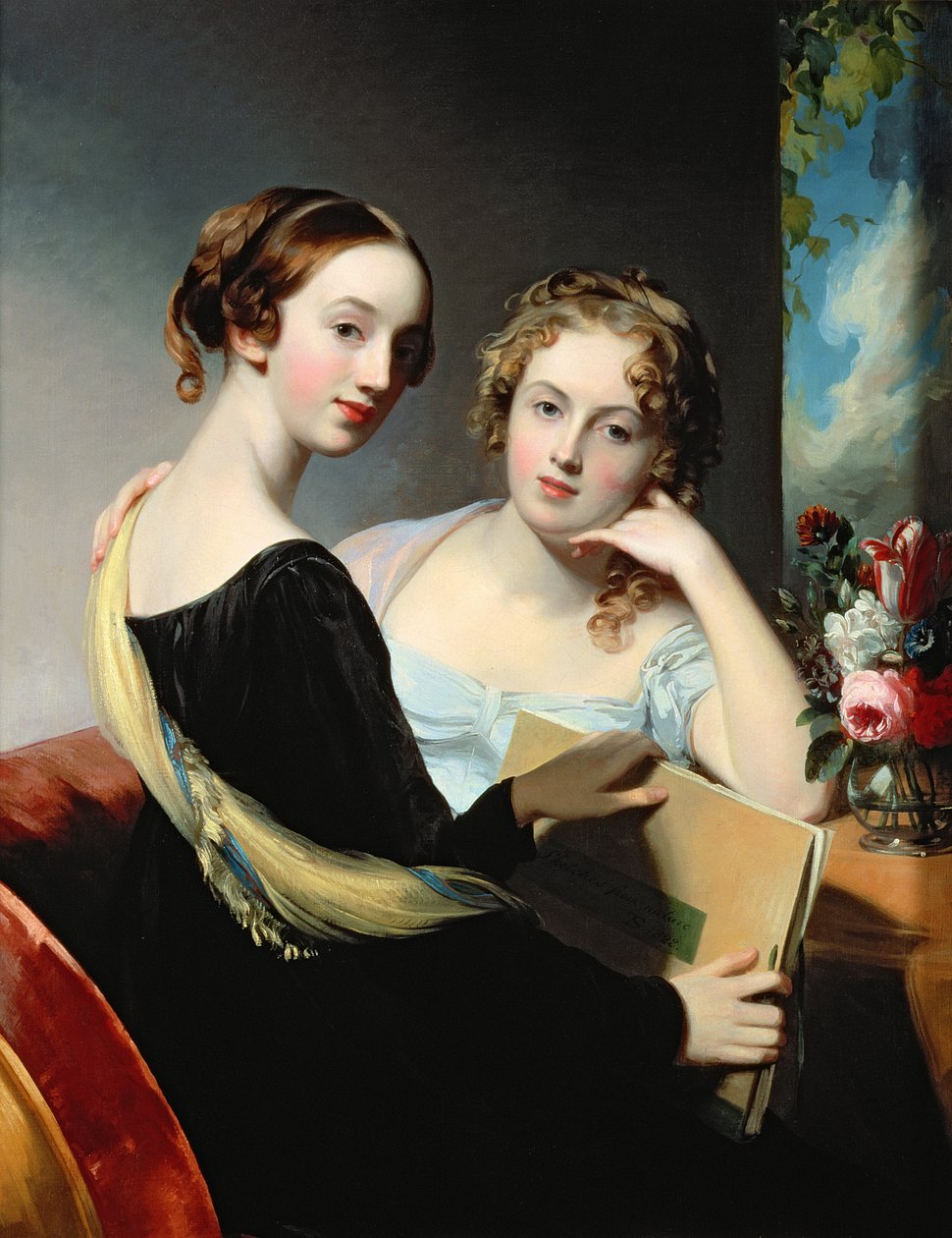 Portræt af McEuen-søstrene, efter 1823 af Thomas Sully