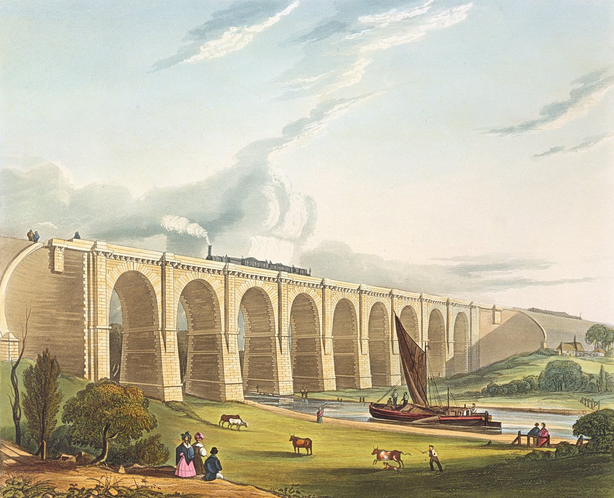 Viadukt over Sankey Valley, plade 4 fra 