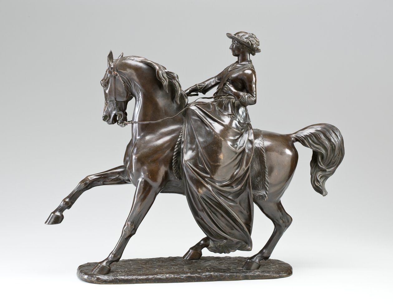 Rytterstatue af dronning Victoria, 1853 (bronze) af Thomas Thornycroft