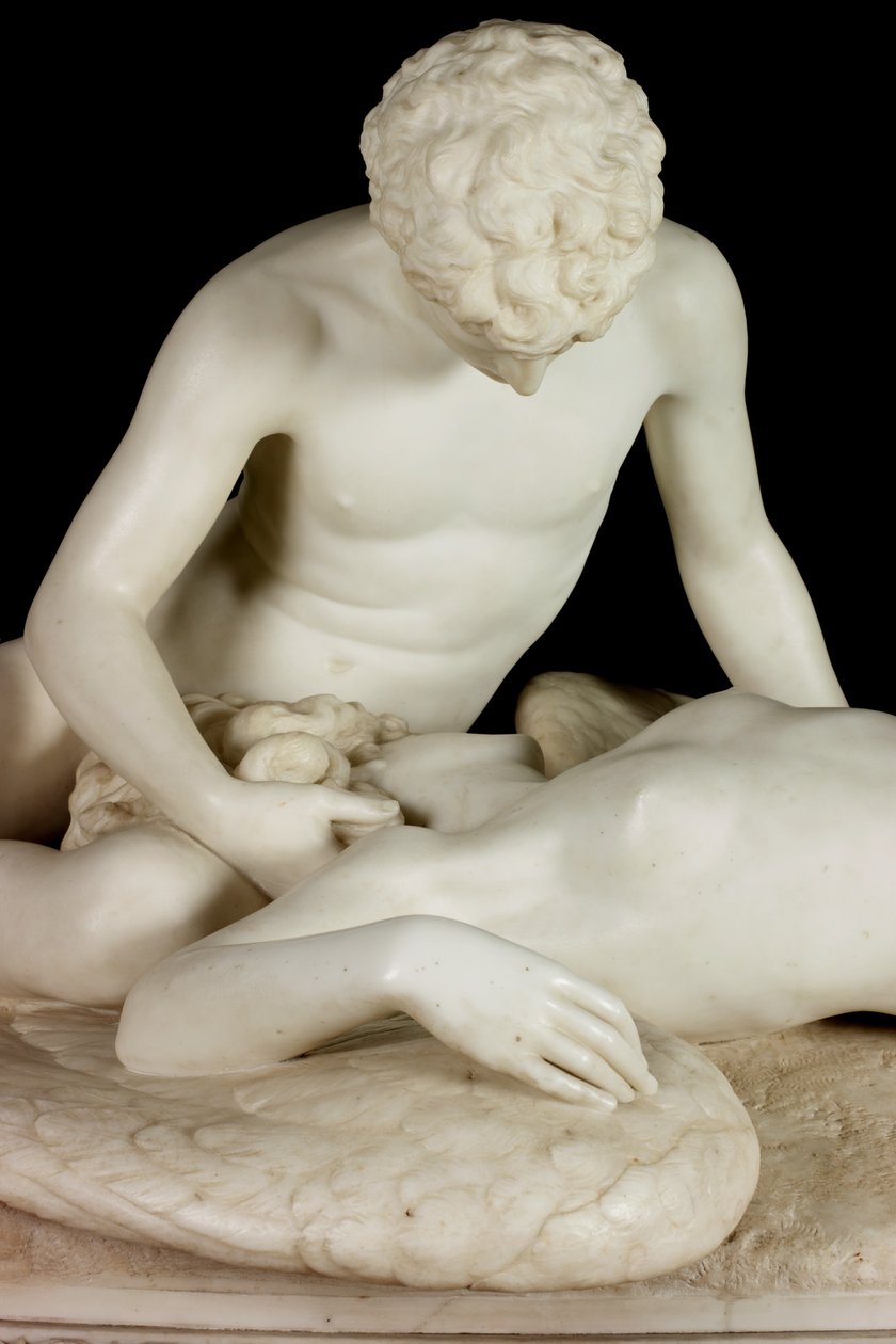 Fallen Angel, 1889 (sten og marmor) af Thomas Waldo Story