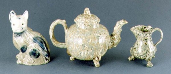 Tekande og flødekande, ca.1745-50 (agat) af Thomas Whieldon