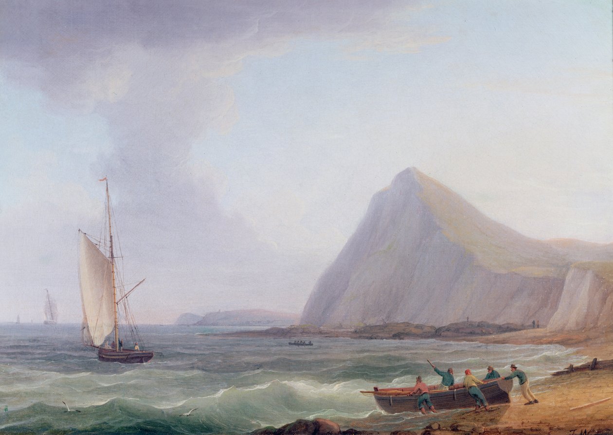 Dover Cliffs af Thomas Whitcombe