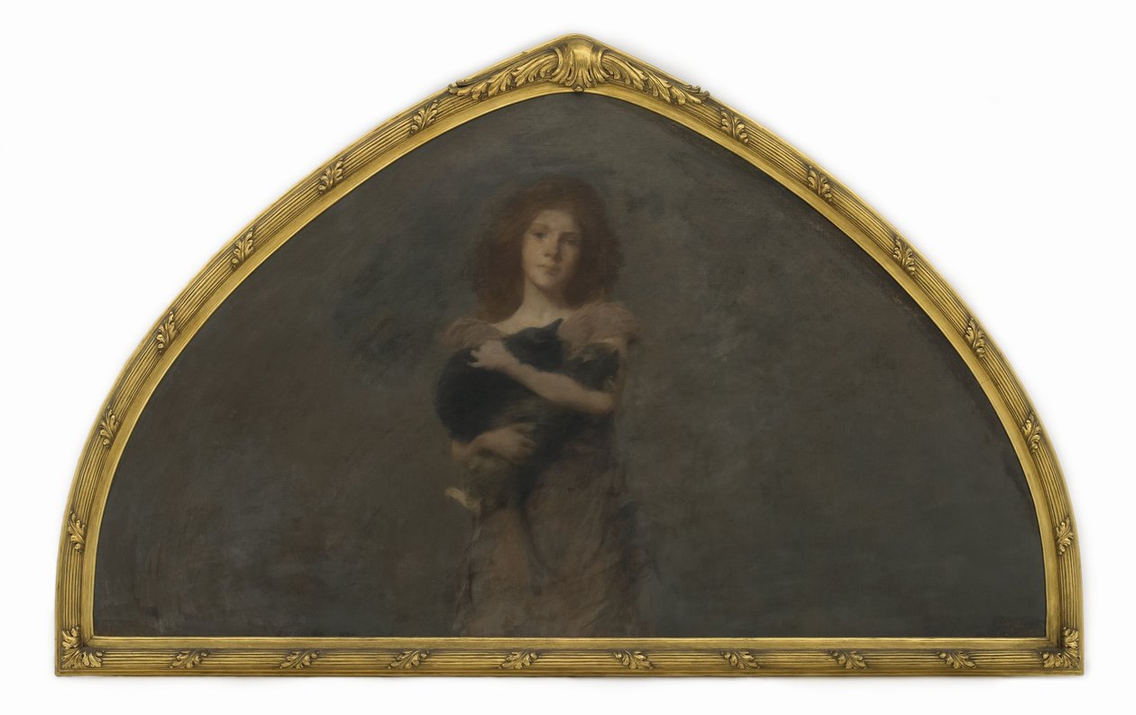 Tidlig Portræt af Kunstnerens Datter, 1893-94 af Thomas Wilmer Dewing