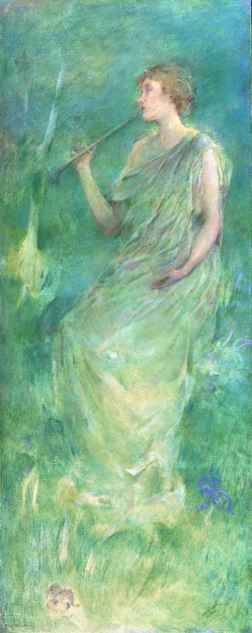 Musik, ca. 1890-95 af Thomas Wilmer Dewing