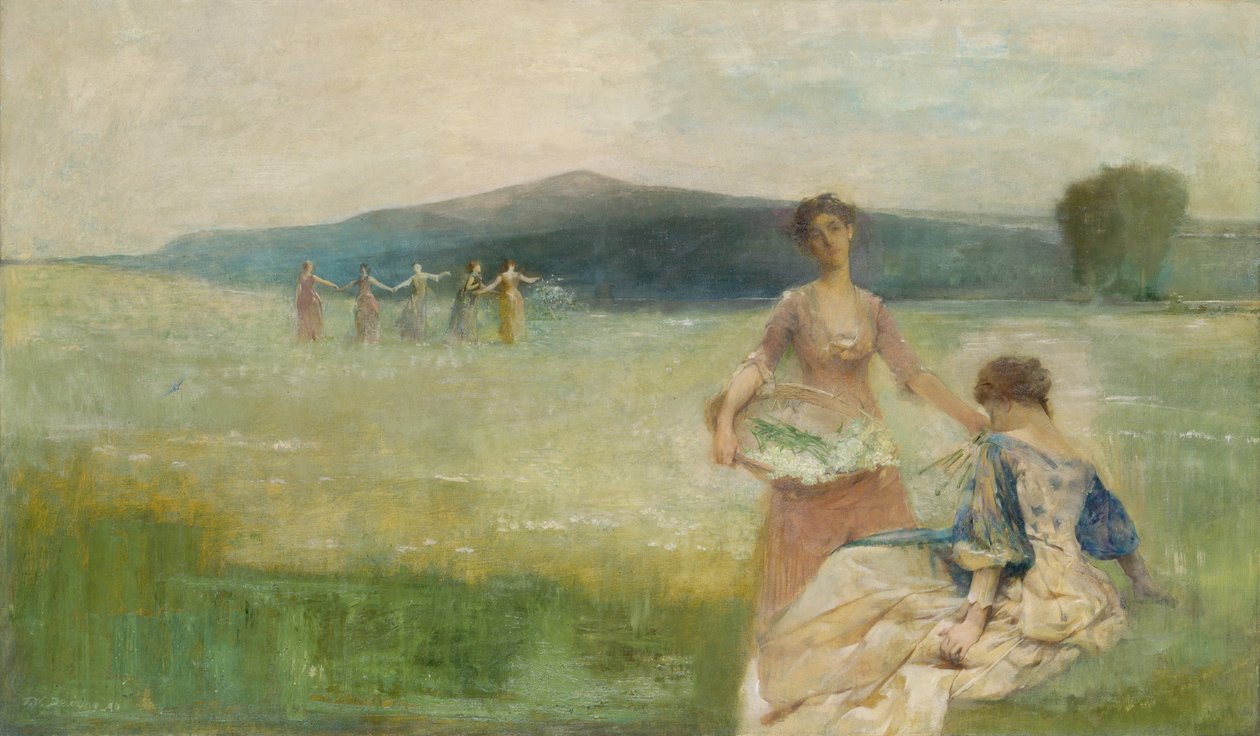 Forår af Thomas Wilmer Dewing