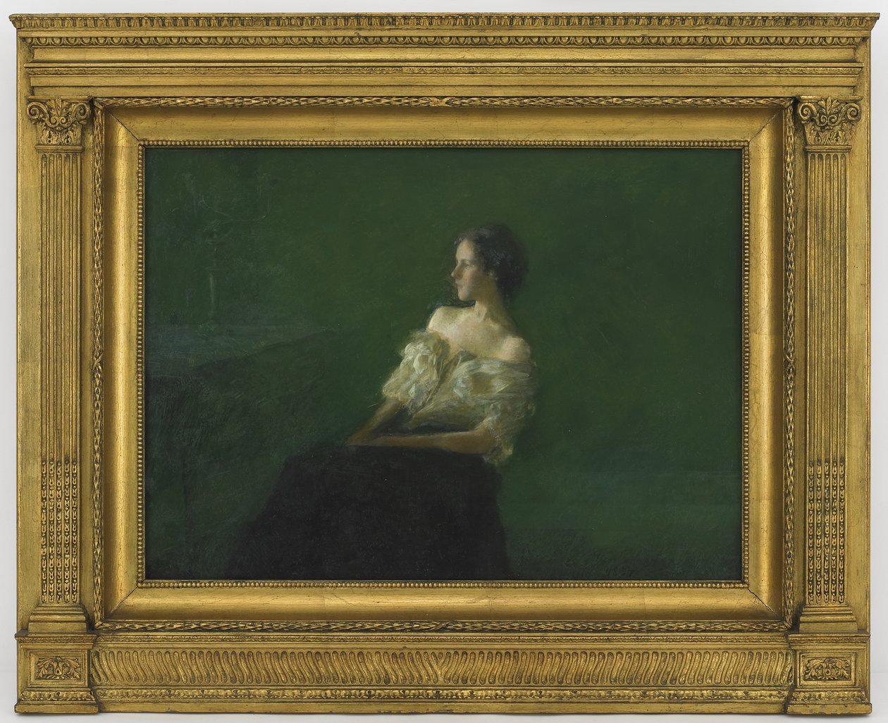 Studie af en siddende kvinde, 1897 af Thomas Wilmer Dewing