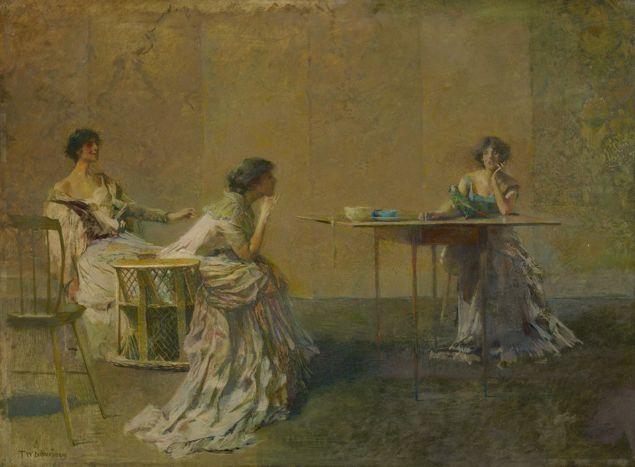 Sladderen, ca. 1907 af Thomas Wilmer Dewing