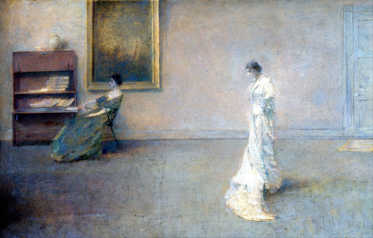 Den hvide kjole af Thomas Wilmer Dewing