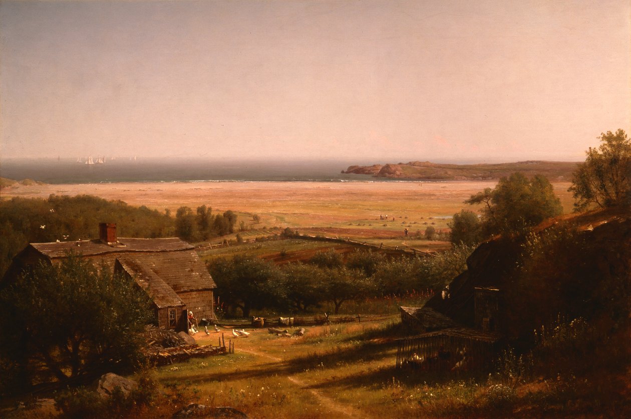 Hjem ved havet, 1872 af Thomas Worthington Whittredge