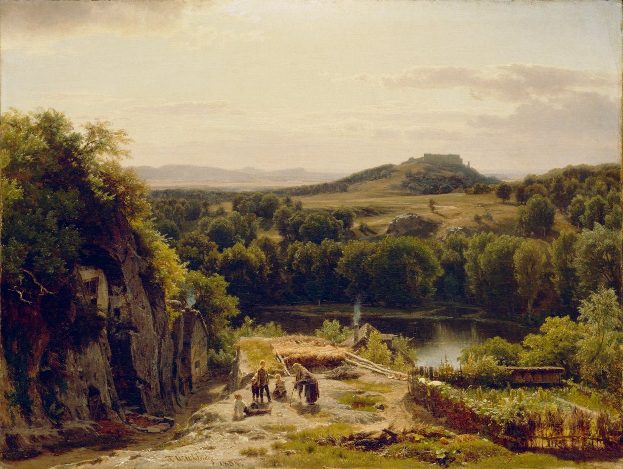 Landskab i Harzen, 1854 af Thomas Worthington Whittredge