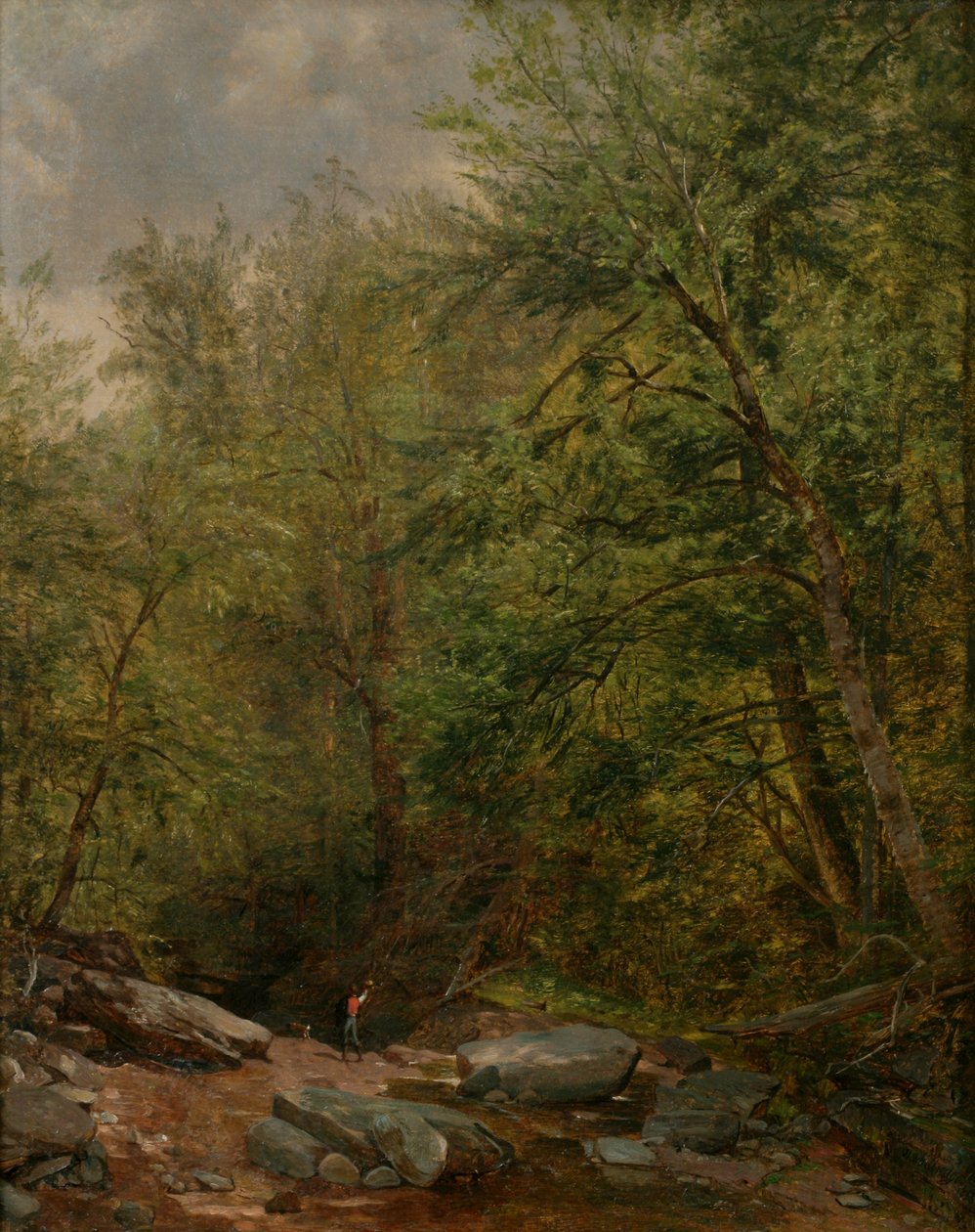 Studie fra naturen, 1863 af Thomas Worthington Whittredge