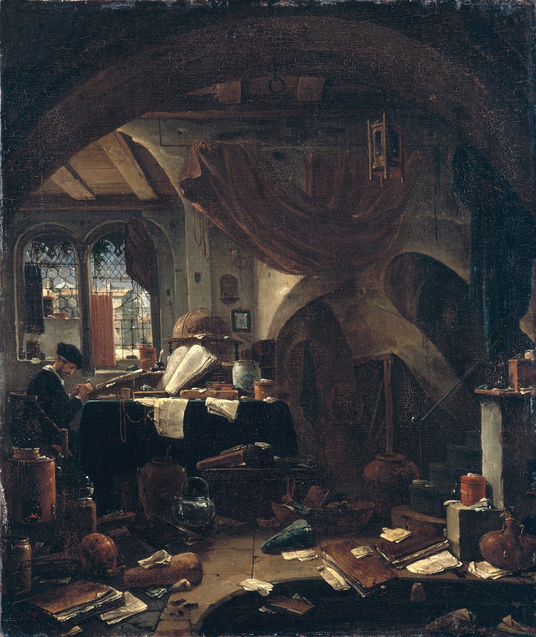 Et alkymistlaboratorium af Thomas Wyck