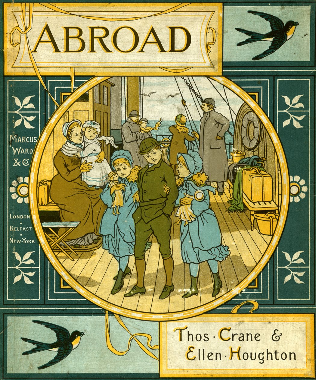 I udlandet - bogomslag af Thomas Crane
