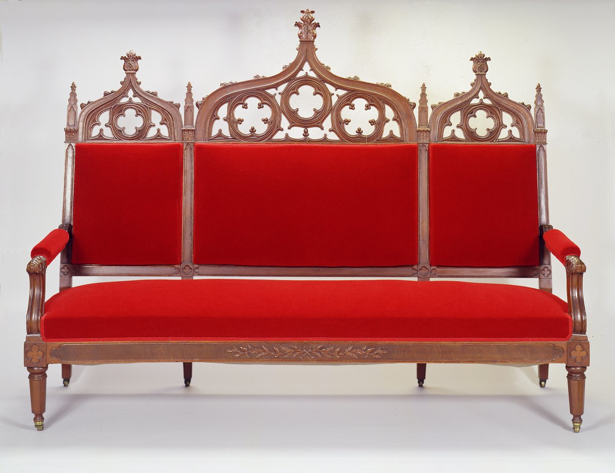 Sofa, fra Brooklyn, New York, 1846-47 (sort valnød) af Thomas attr. to Brooks