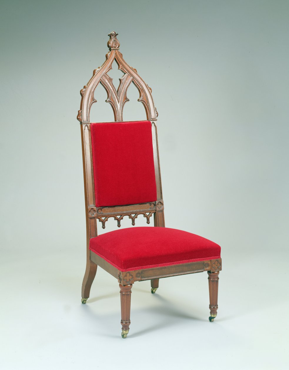 Sidestol, fra Brooklyn, New York, 1846-47 (sort valnød) af Thomas attr. to Brooks