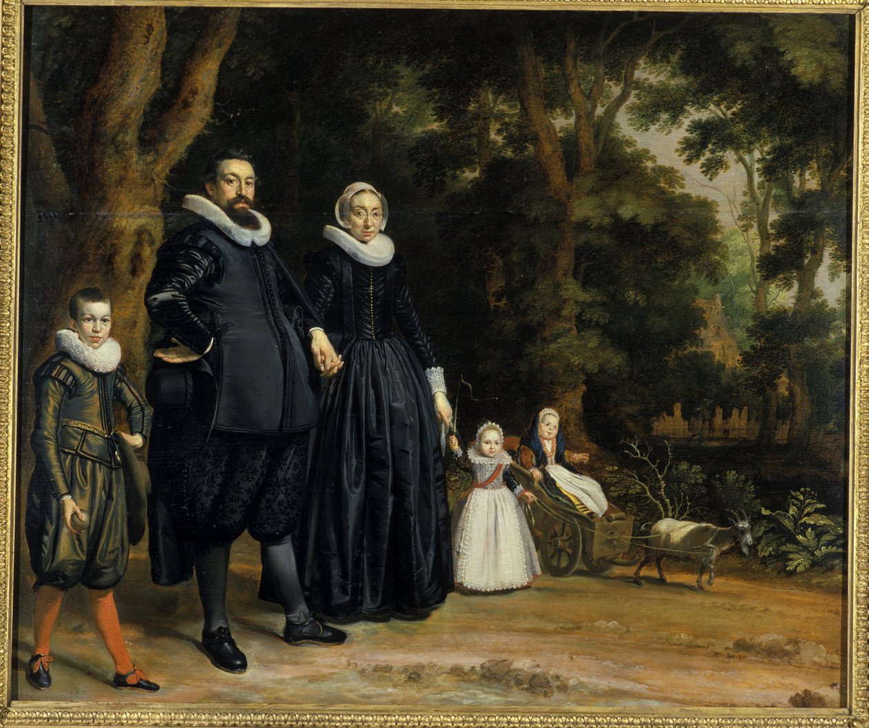 En hollandsk familie, 1624 af Thomas de Keyser