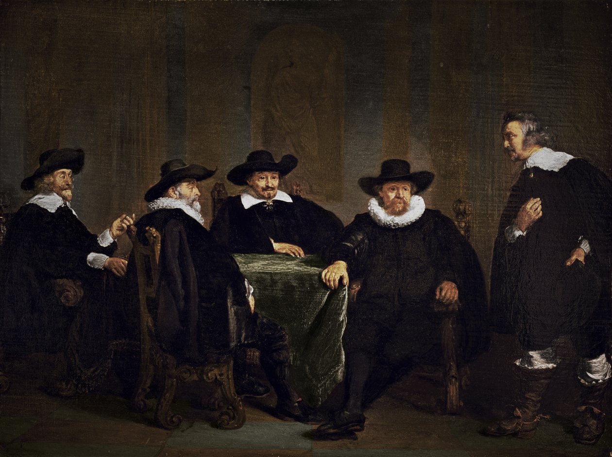 De fire borgmestere i Amsterdam erfarede Maria de