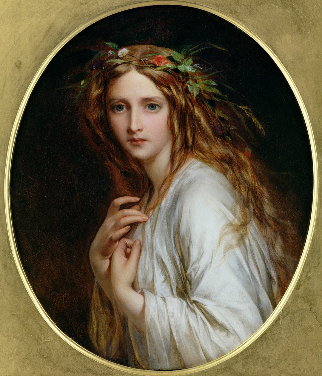 Ophelia, 1861 af Thomas Francis Dicksee