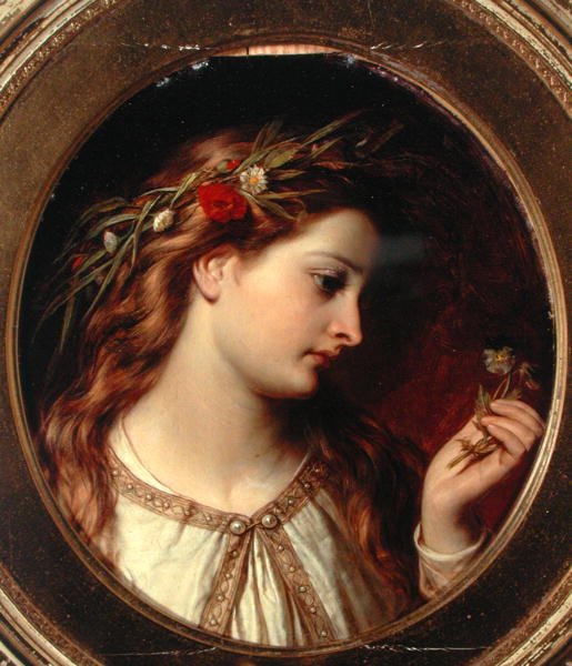 Miranda (olie om bord) af Thomas Francis Dicksee