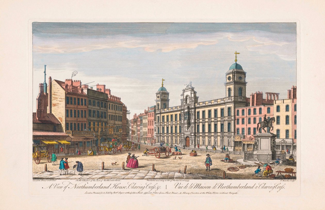 Northumberland House, Charing Cross af Thomas (after) Bowles
