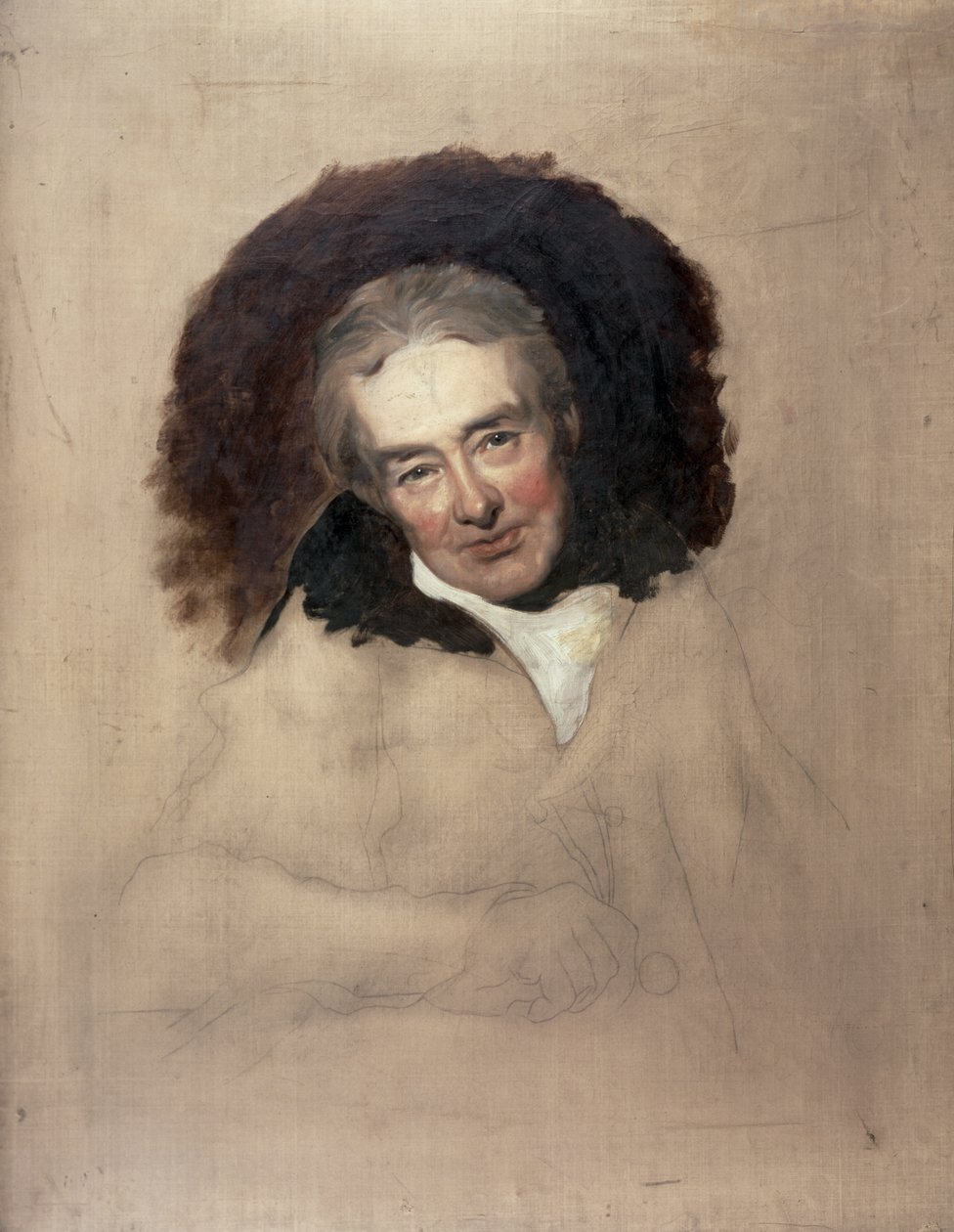 Portræt af William Wilberforce (1759-1833) af George Richmond (1809-96) (olie på lærred) (se 15222) af Thomas (after) Lawrence