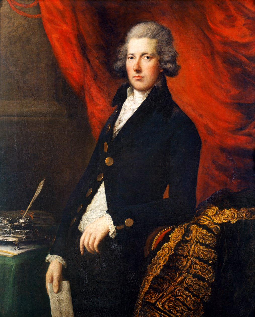 William Pitt den yngre, ca. 1788 (olie på lærred) af Thomas (attr. to) Gainsborough