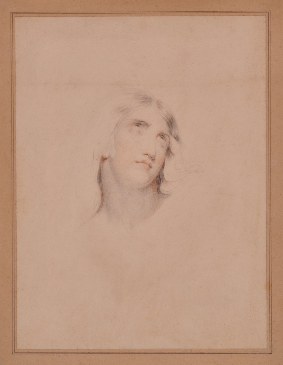 Leder af en ung mand i ecstasy af Thomas (attr. to) Lawrence