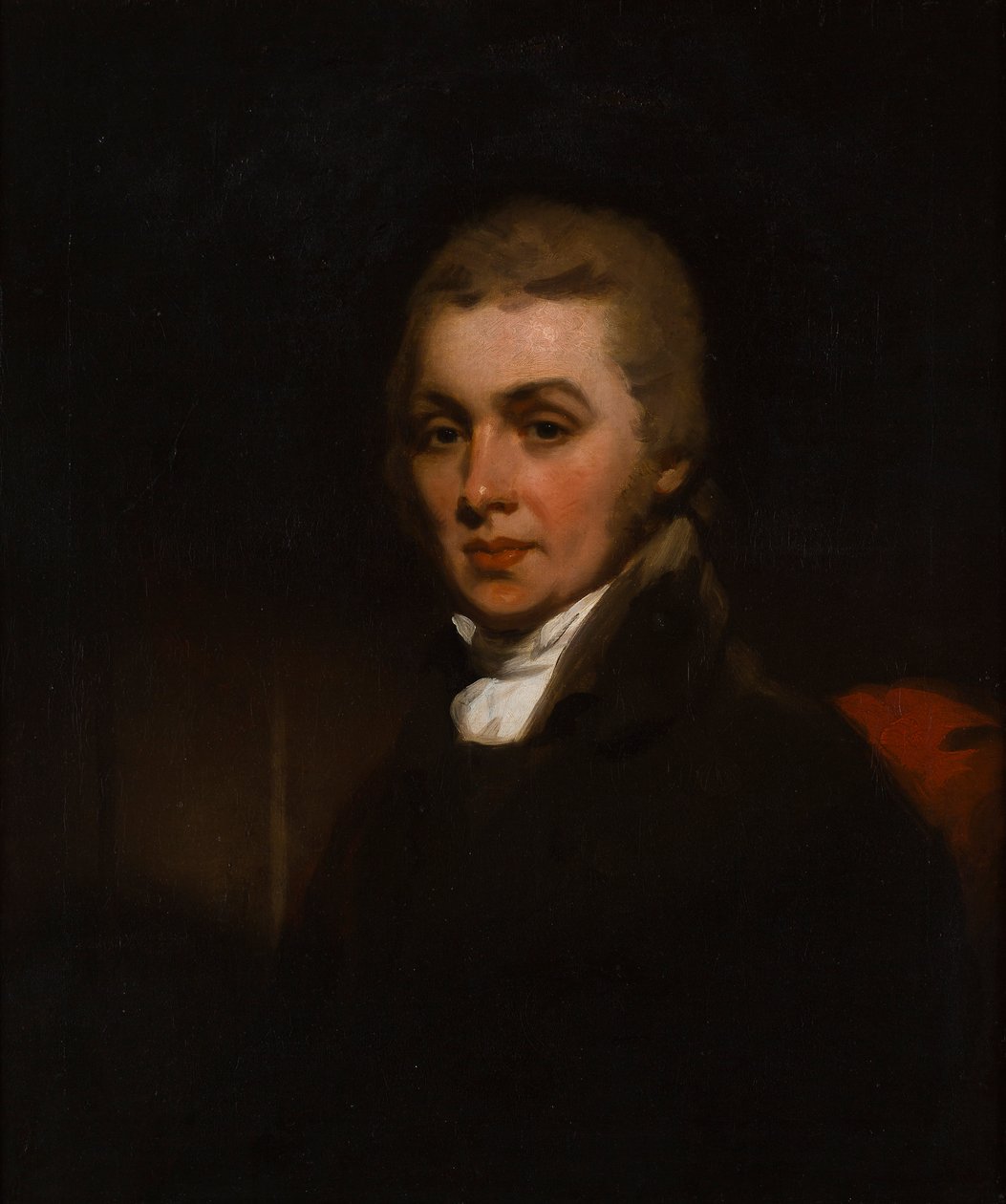 Portræt af en gentleman (olie på lærred) af Thomas (circle of) Lawrence