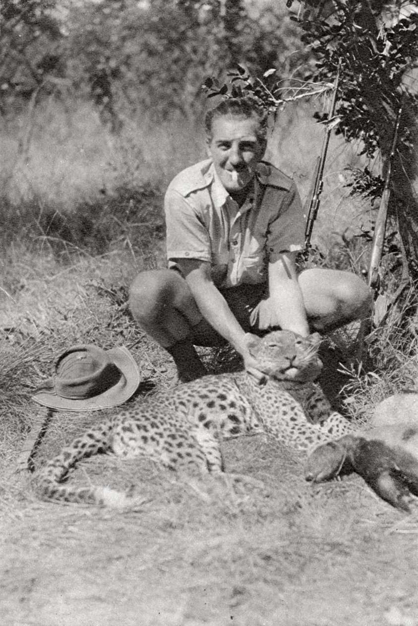 Chaplin Court Treatts leopard, Abercorn til Tukuyu, Tanganyika, 1925 1927 af Thomas A. Glover