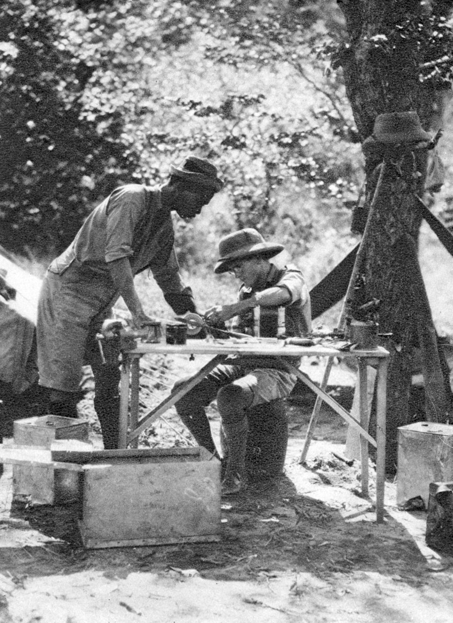 Errol Hinds og Julius Mapata, Livingstone to Broken Hill, Northern Rhodesia, 1925 1927 af Thomas A. Glover