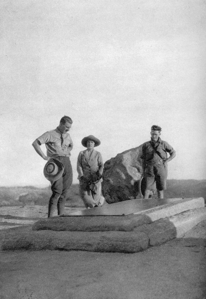 Grav af Cecil Rhodes, britisk forretningsmand og politiker i Afrika, Sydrhodesia, 1924 1927 af Thomas A. Glover