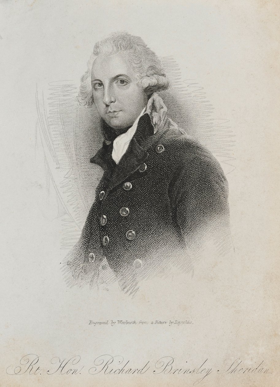 Rt. Bestil. Richard B Hayashi sy Sheridan, 1823 af Thomas A. Woolnoth
