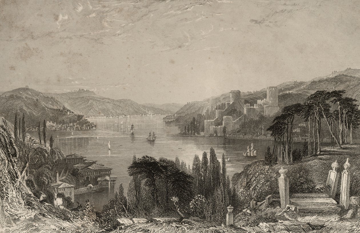 Boumeli Hissar, eller Europas Slot af Thomas Allom