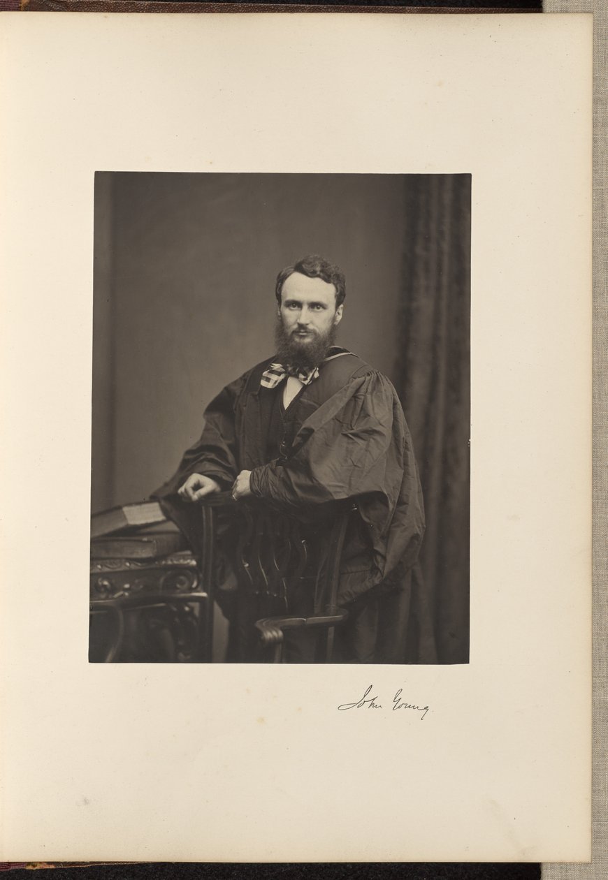 John Young, M.D., professor i naturhistorie af Thomas Annan