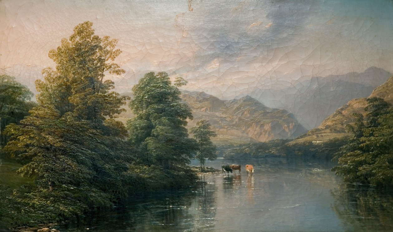 Ullswater fra Pooley Bridge, 1847. af Thomas Baker