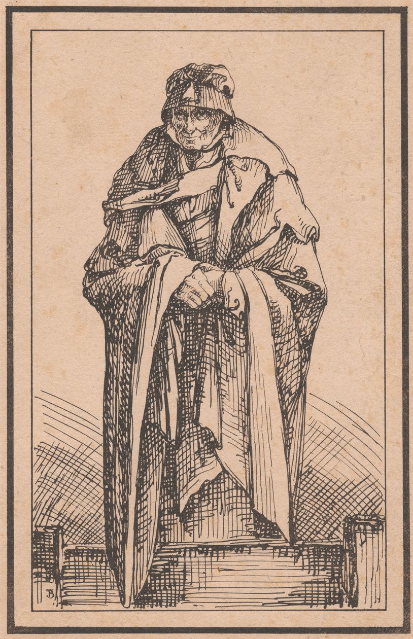 En gammel kvinde af Thomas Barker