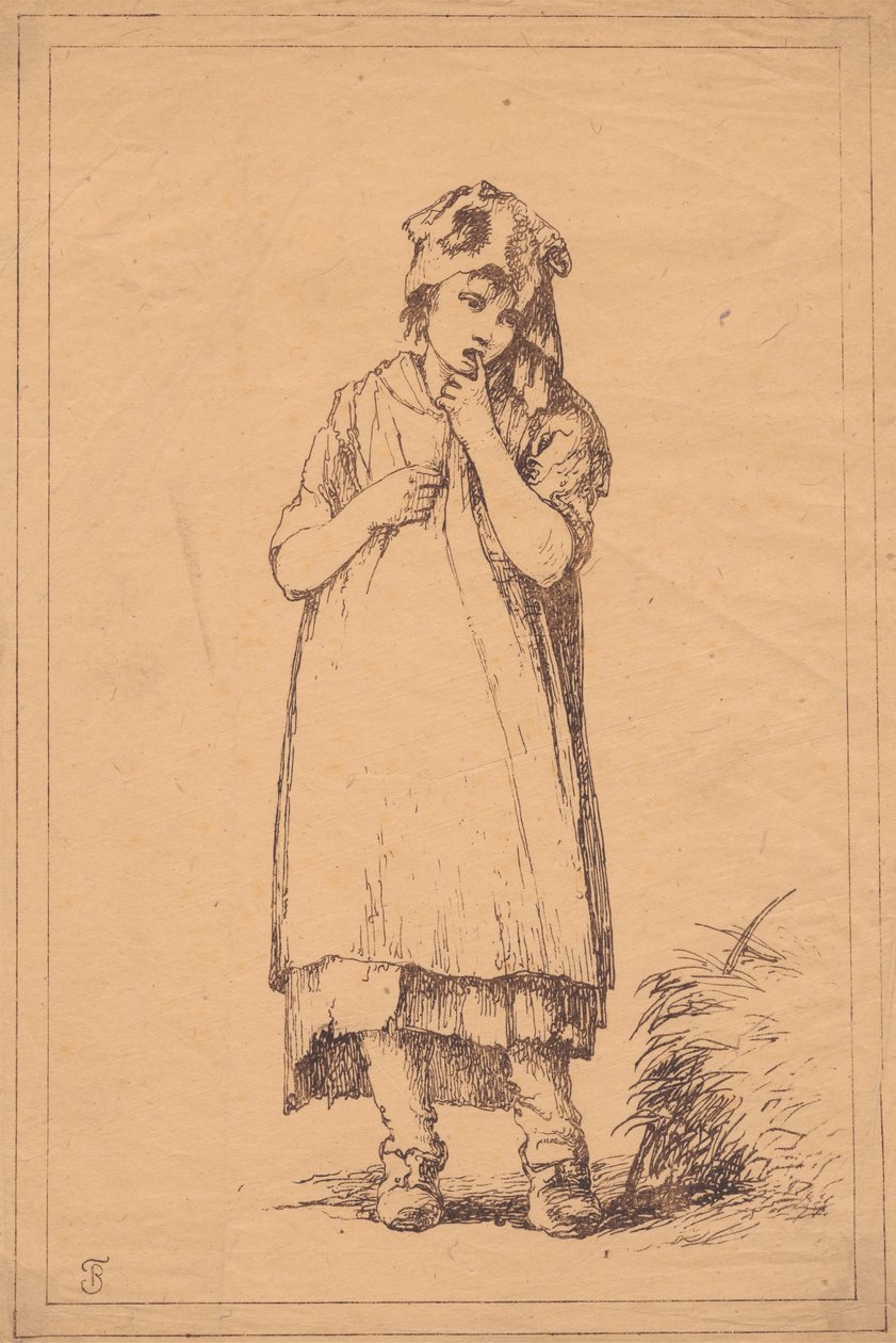 Emner kopieret fra Barkers rustikke figurer af Thomas Barker
