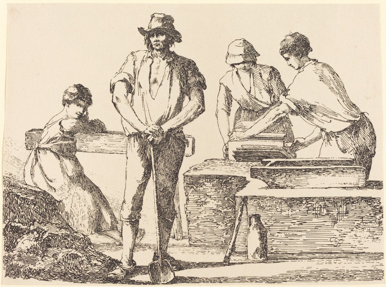 Flisemagere, 1803. af Thomas Barker