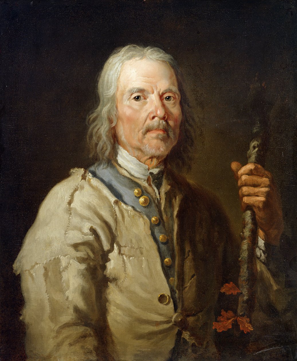 Mand holder en stav, ca. 1800 (olie på lærred) af Thomas Barker of Bath