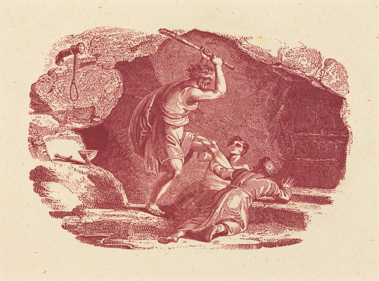 Mordszene af Thomas Bewick