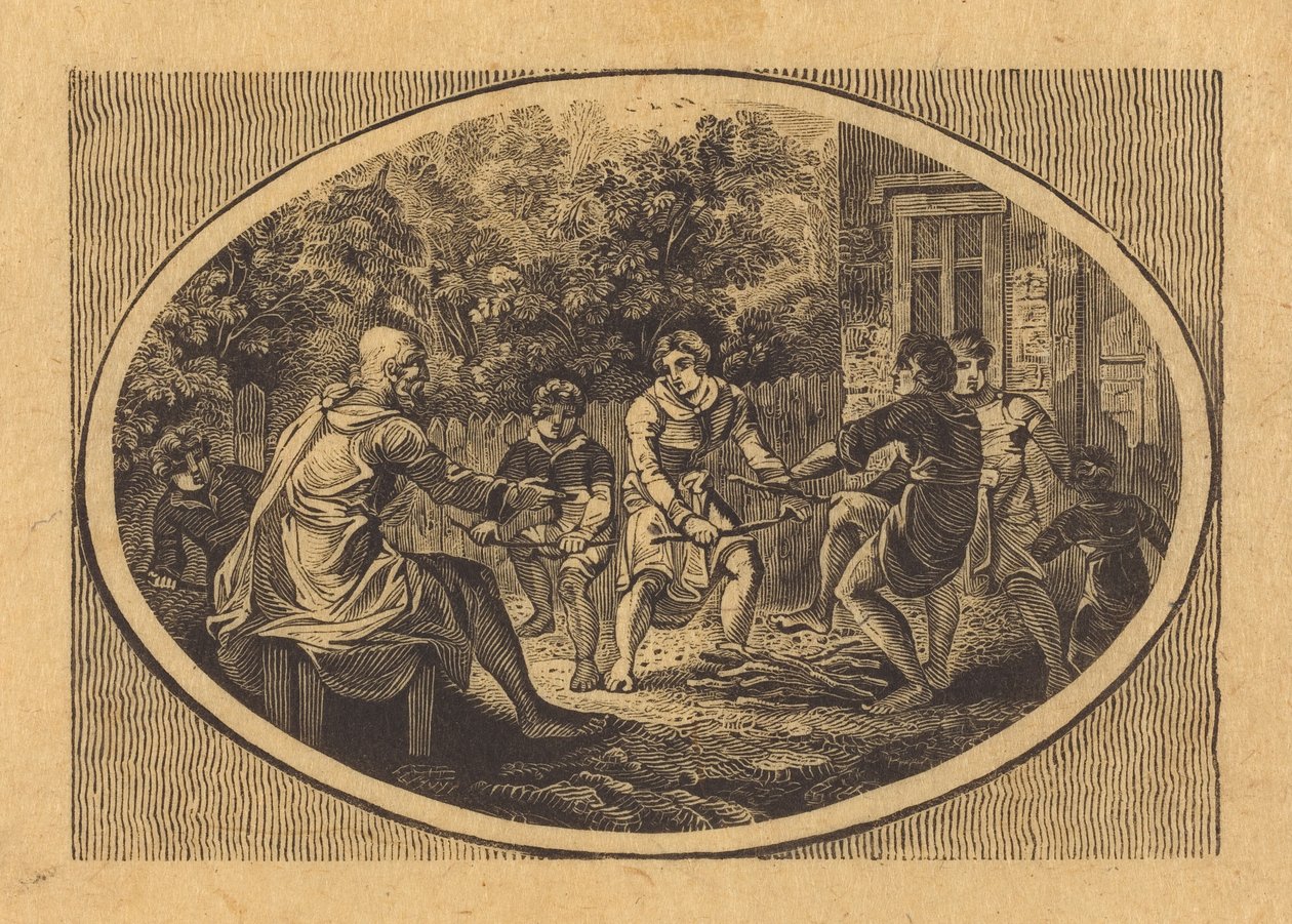 Der alte Mann und seine Söhne af Thomas Bewick